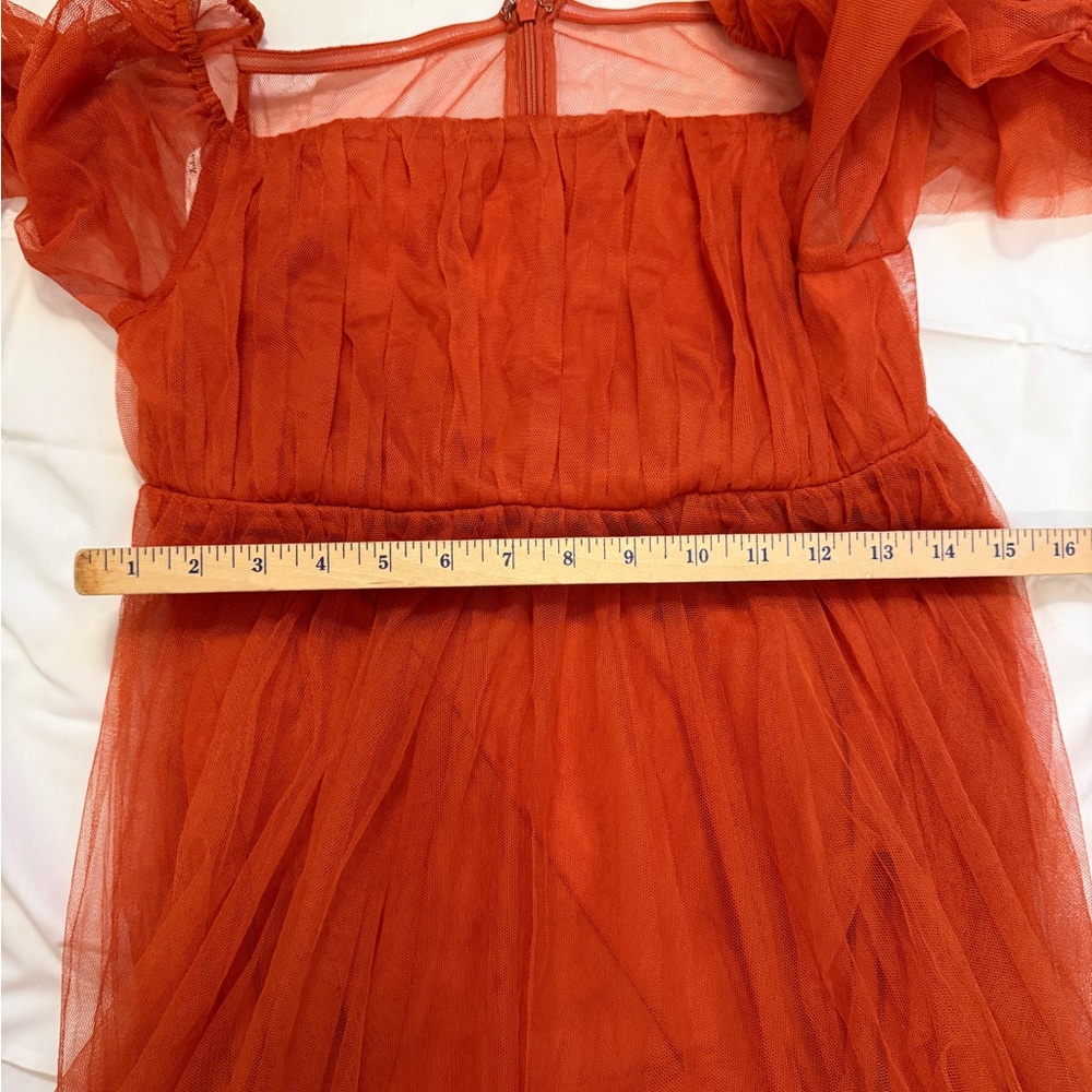 Maternity Maxi Dress SMALL Photoshoot Baby Shower Gender Reveal Earthy Ethereal - Picture 16 of 16